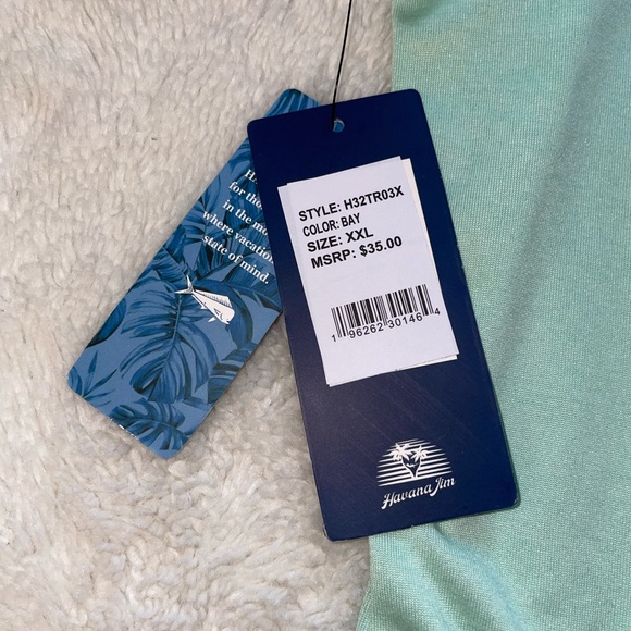 Havana Jim Men's “Off The Hook” Light Sage Green T-Shirt - Picture 3 of 7